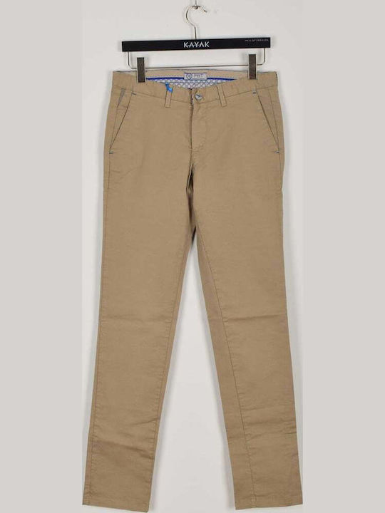 Pantaloni Chino Elastic cu Croială Slim ''''''