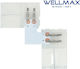 Eckverbinder 90 Für LED Streifen 8mm Wellmax 02.038.0173 5 Stück