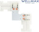 Ecke 90 Verbindung für LED Streifen 10mm Wellmax 02.038.0174 5 Stück