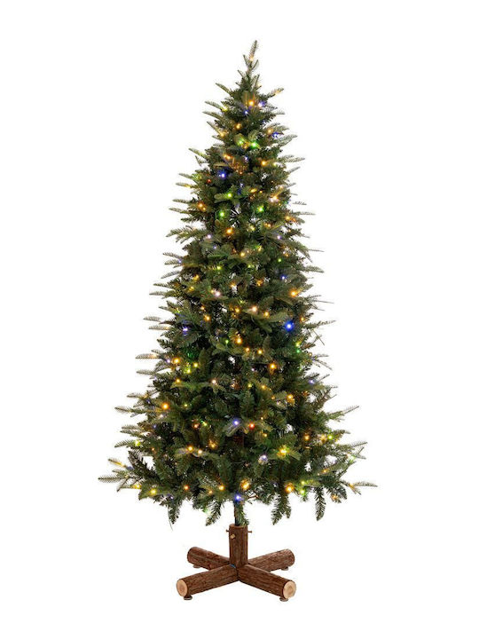 Christmas Tree Pre-lit 210cm with 1771 Branches and with LED Lighting