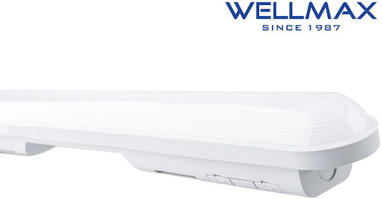 Led Linear Lighting Fixture 600mm 18w 1980lm 6500k Ip65 Wellmax 02.031.0119 2 Pieces