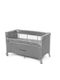 Kidnort Playpen 2 Levels with Mattress Gray