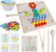 Minge Natural Wood Beads din Lemn