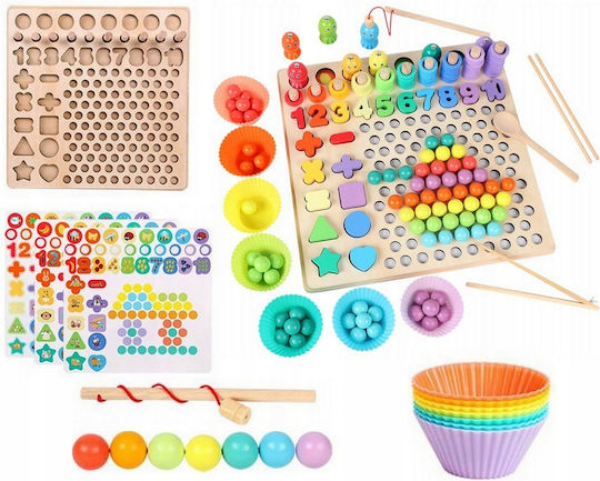 Minge Natural Wood Beads din Lemn