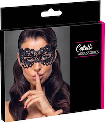Cottelli Collection Blindfold BDSM Μάσκα σε Μαύρο Χρώμα