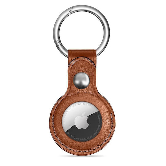 Tech-Protect NaturalFit Θήκη για AirTag σε Καφέ χρώμα