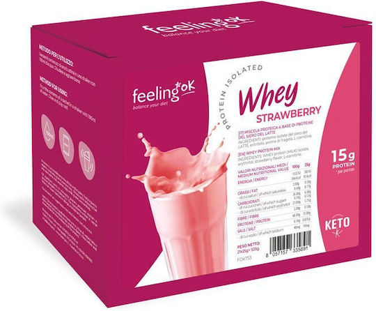 Organic Protein Whey with Flavor Strawberry 21x25gr