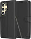Book Leather Black (Galaxy S24 Ultra)