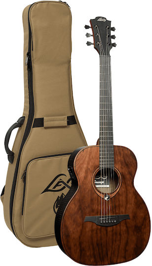 Lag Gla Sauvage-te Electroacoustic Guitar Sauvage Travel W Case