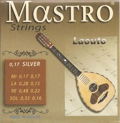 Strings for Cretan Lute Silver Plated 017 Set