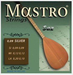 Mastro 009-020 Silver Σετ Χορδές Σαζ Mastro 009-020 Silver Σετ Χορδές Σαζ