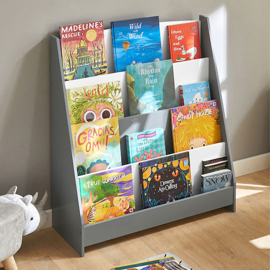Bücherregal Boden Gray 80x88x30cm