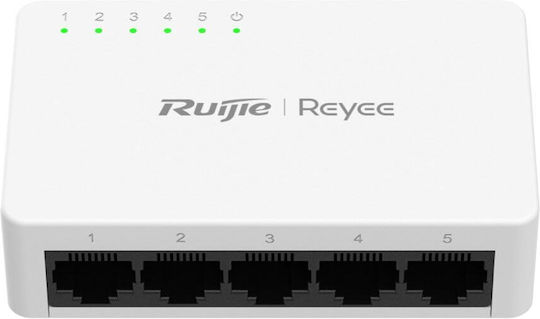 Ruijie RG-ES05F Comutator Negestionat Stratul 2 cu 5 Porturi Ethernet și 5 Porturi SFP