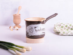 Coffee Pot Enamel in Beige Color 1200ml