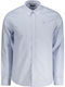 Long-sleeved Cotton Shirt Sky Blue