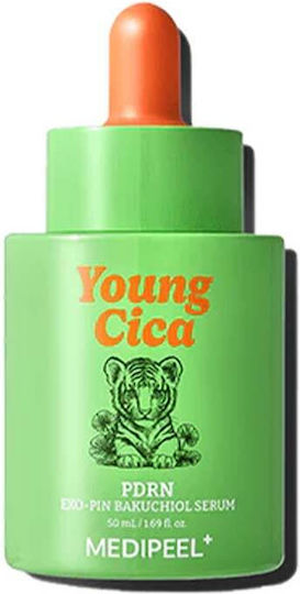 Medi Peel Young Cica PDRN EXO-PIN Bakuchiol Soothing & Anti-Aging Face Serum with Bakuchiol & Centella Asiatica for Brightening & Revitalization 50ml