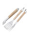 KING Hoff Set de 3 unelte BBQ cu Spatula și Furculiță KH-1918