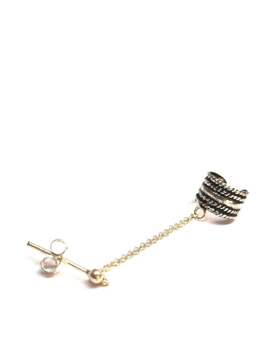 Amalfi Accessories Earrings Cuff made of Silver