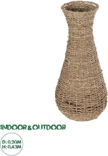 GloboStar Artificial Garden California Κασπώ Ξύλινο Μπεζ 20x20x43εκ.