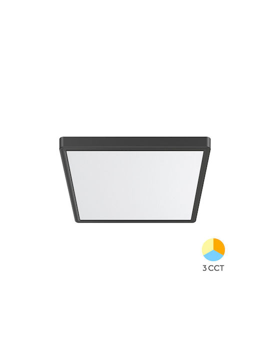 Braytron Jade Ceiling Mount Light 30cm Black with Integrated LED