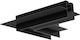 Ecke Decken Magnetleiste 48v Eingelassen Schwarz Slim By41-10511