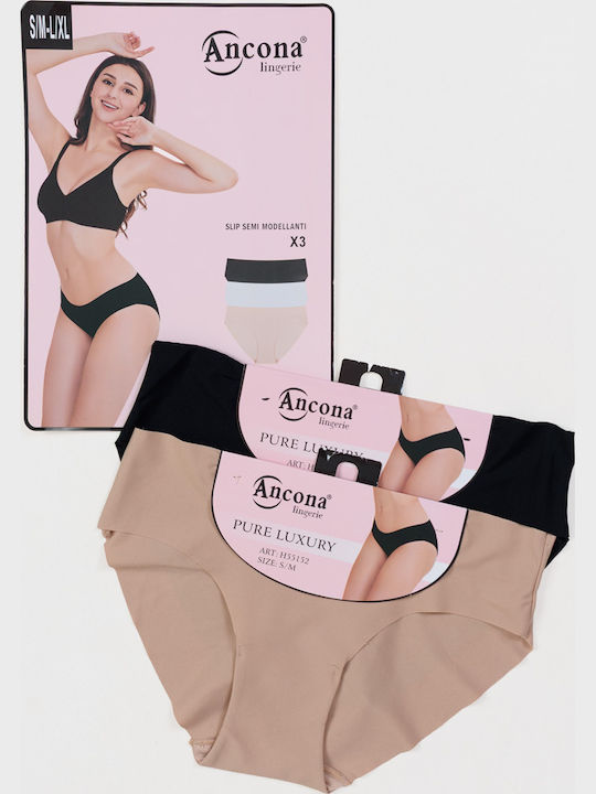 Ancona Slip 2Pack χωρίς Ραφές Multicolor