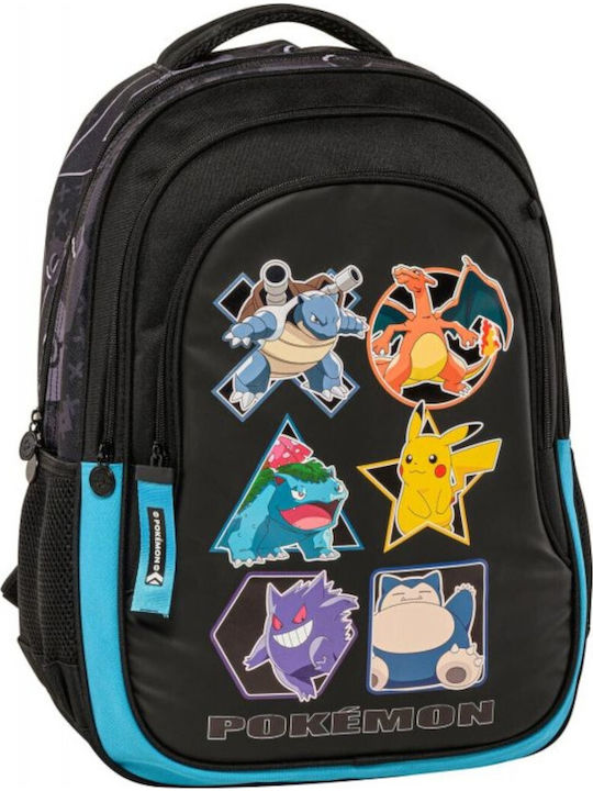 Pokemon Schulranzen Rucksack Grundschule Schwarz 27Liter