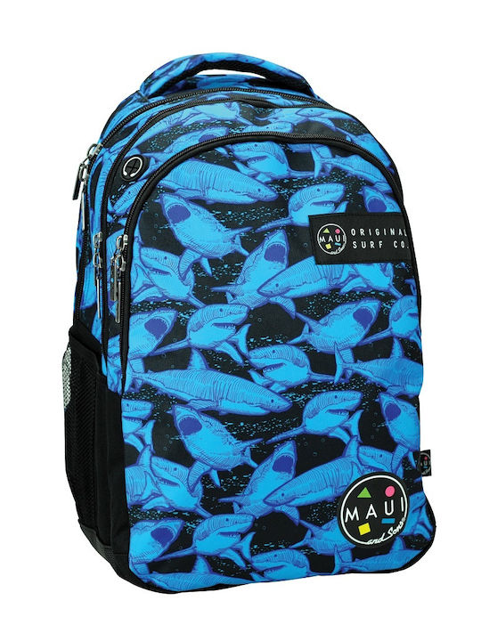 Maui & Sons School Backpack For Elementary Blue 2025