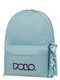 Polo Original Double Scarf Ученическа Раница За Гимназия Air Светлосин/Лилавa с Джоб за Бутилка 27 Литра 2025