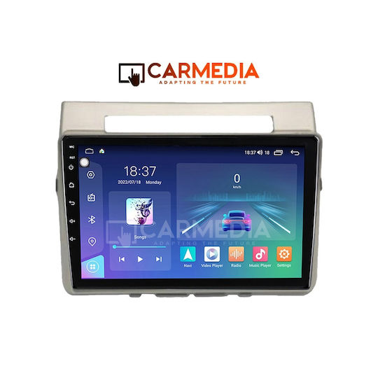 Carmedia Ηχοσύστημα Αυτοκινήτου για Toyota Corolla Verso 2004-2009 (Bluetooth/USB/WiFi/GPS/Apple-Carplay/Android-Auto) με Οθόνη Αφής 9"