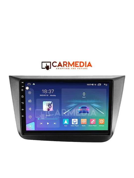 Carmedia Car Audio System for Seat Altea 2004-2015 (Bluetooth/USB/WiFi/GPS/Apple-Carplay/Android-Auto) with Touch Screen 9"