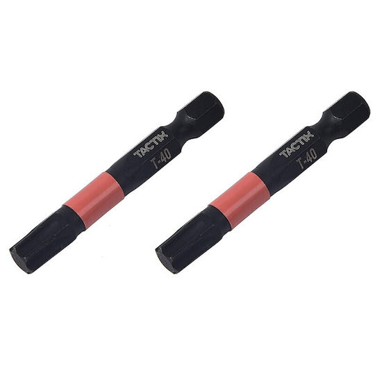 Tactix T20x50mm Μύτη Torx Impact Torsion Blister 2τεμ 455423