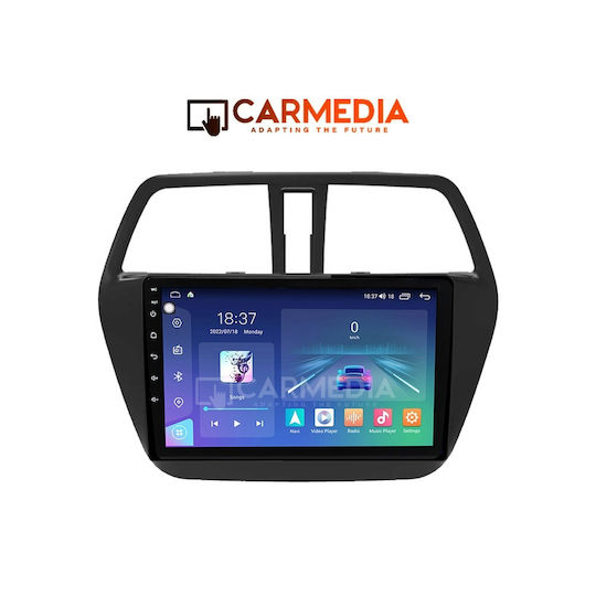 Carmedia Car Audio System for Suzuki SX4 S-Cross 2014 (Bluetooth/USB/WiFi/GPS/Apple-Carplay/Android-Auto) with Touch Screen 9"