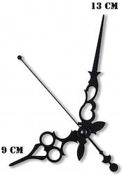 Metal Watch Hands Black 9-13cm