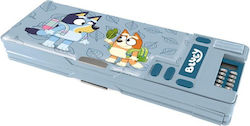 Graffiti Retro Prescool Face Bluey Κασετίνα Γαλάζια