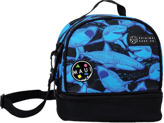 Maui & Sons School Insulated Shoulder Lunch Bag 0.23 Litre Multicolour 19.5x14x22cm