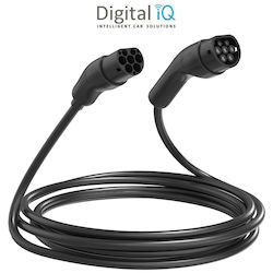 Digital IQ Кабел за зареждане на електромобил Трифазен 5м Тип 2 - Тип 2 DIQ EV CHC 51611