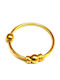 Amalfi Accessories Ohrring Creolen aus Vergoldetem Silber Goldfarben