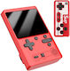 Portable Console 2 Players 500 Games Red