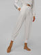Women's Fabric Trousers White