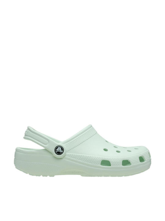 Crocs Classic Γυναικεία Ανατομικά Σαμπό Πράσινα