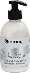 Uphoria Wellness Moisturizing Body Lotion with Shea Butter & White Musk Perfume 300ml