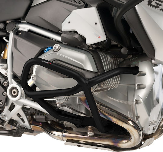 Protective Engine Guards Black Lower Engine Guards BMW R1200GS '14-'18 Exclusive Rallye '17-'18 7543N Puig