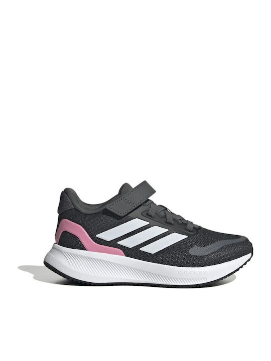 Runfalcon 5 El C Αθλητικά Παιδικά Παπούτσια Running με Σκρατς Γκρι