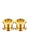 Amalfi Accessories Stretching Ohrstecker aus Vergoldetem Stahl Goldfarben