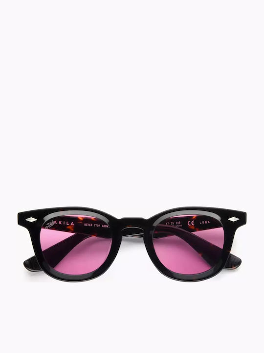 Akila Sunglasses Brown with Acetate Frame & Black Lens Akila Sunglasses Brown with Acetate Frame & Black Lens