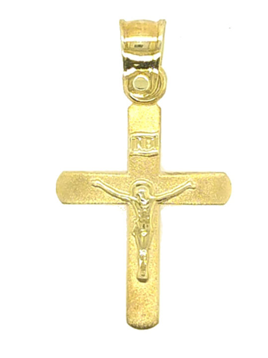 Dio Jewellery Lab Men's Cross from Gold Plated Silver
