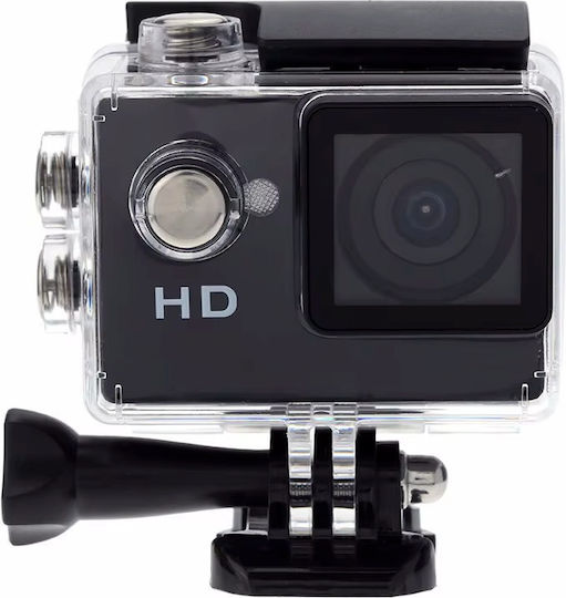 A8 Action Camera Full HD (1080p) με Οθόνη 2" Μαύρη