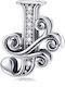 Silber Charm 925 Buchstabe J