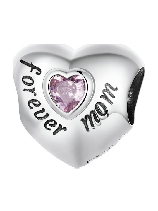 My Other Me Charm Mutti aus Rosa Vergoldetem Silber Rosa